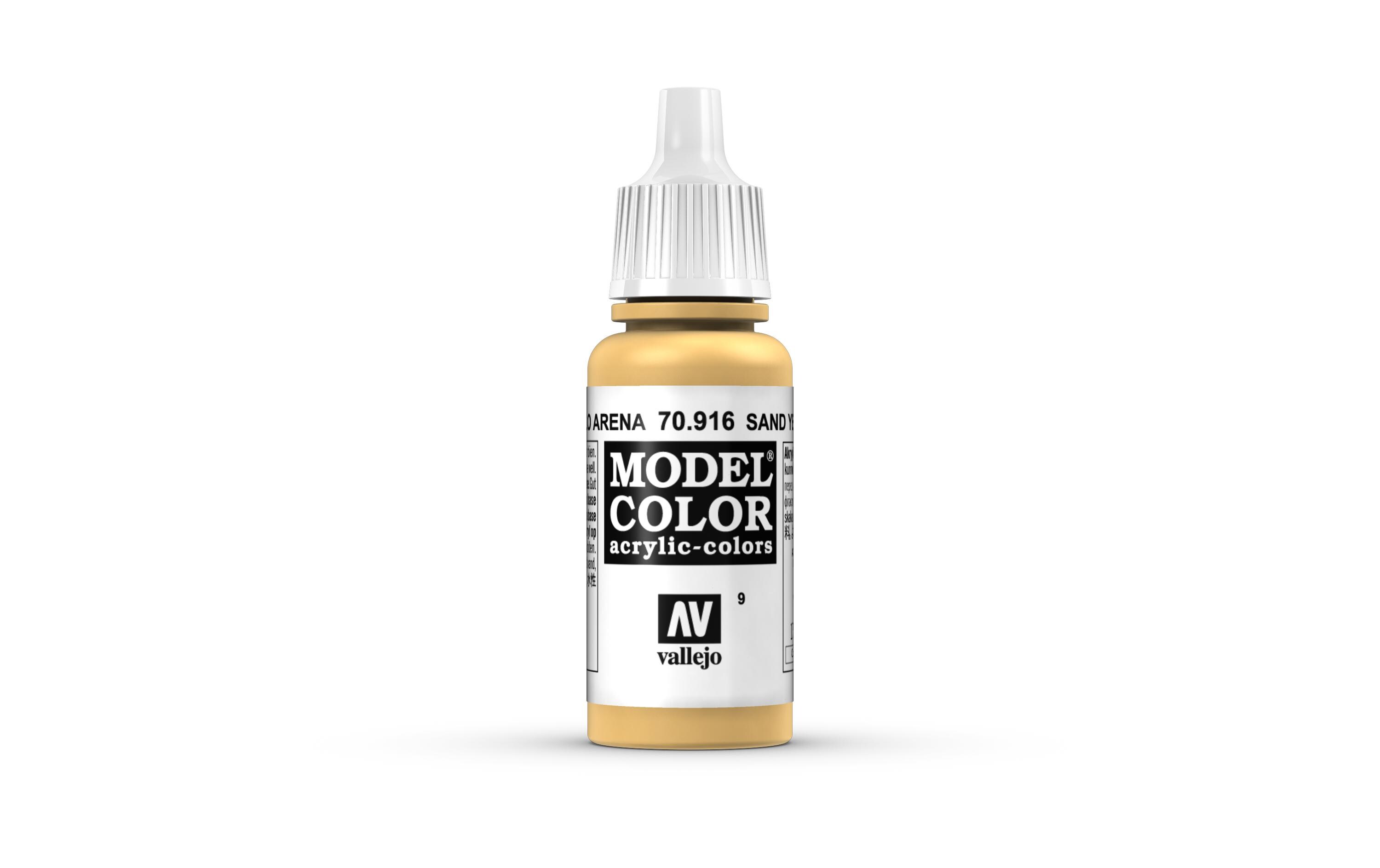 Acrylfarbe Matt, Sandgelb 17 mlModel Color Sand Yellow