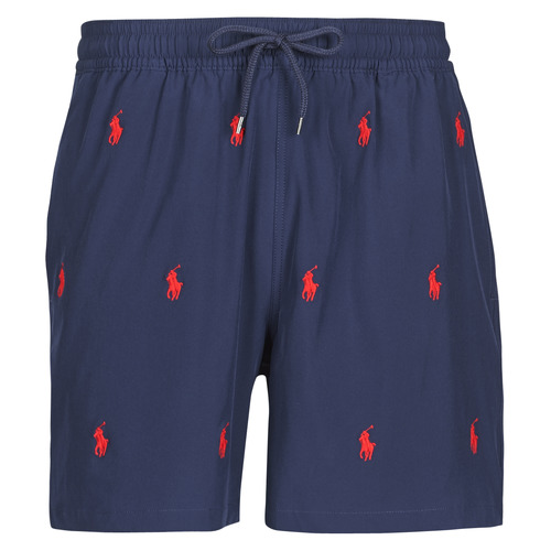 Polo Ralph Lauren - MAILLOT SHORT DE BAIN IMPRIME BRODERIE PONY PLAYER CORDON DE SER Negro