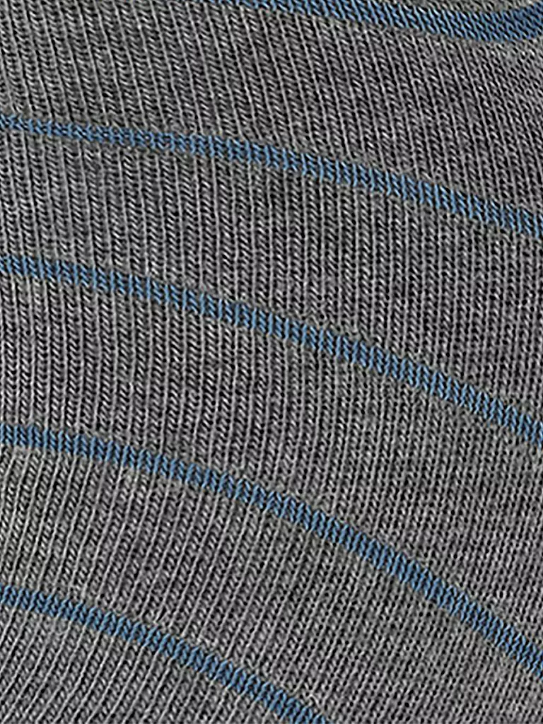 FALKE Sneakersocken Happy Stripe 2er Pkg light greymel. grau