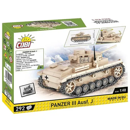 Cobi Historical Collection - 2712 Panzer lll Ausf. J