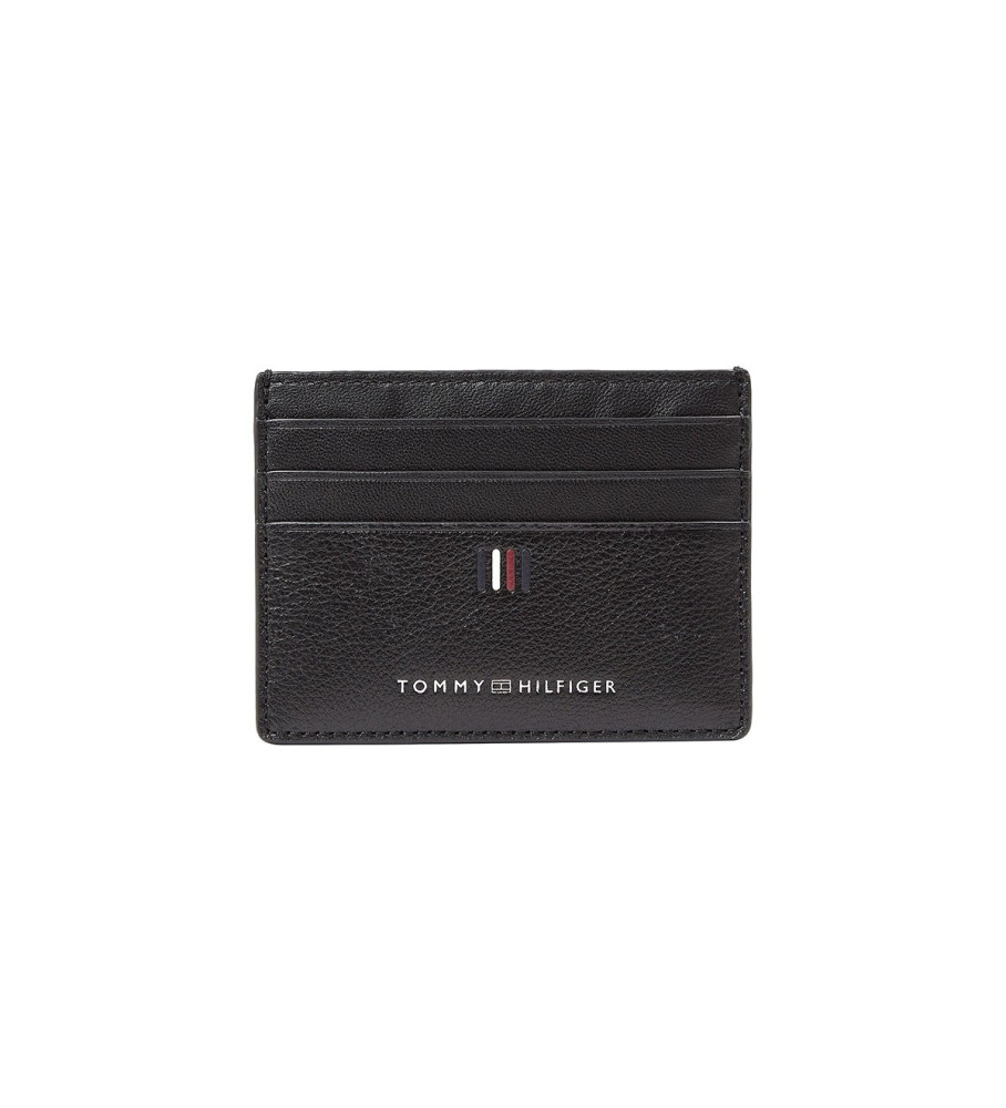 Porta-cartões Tommy Hilfiger Black Central