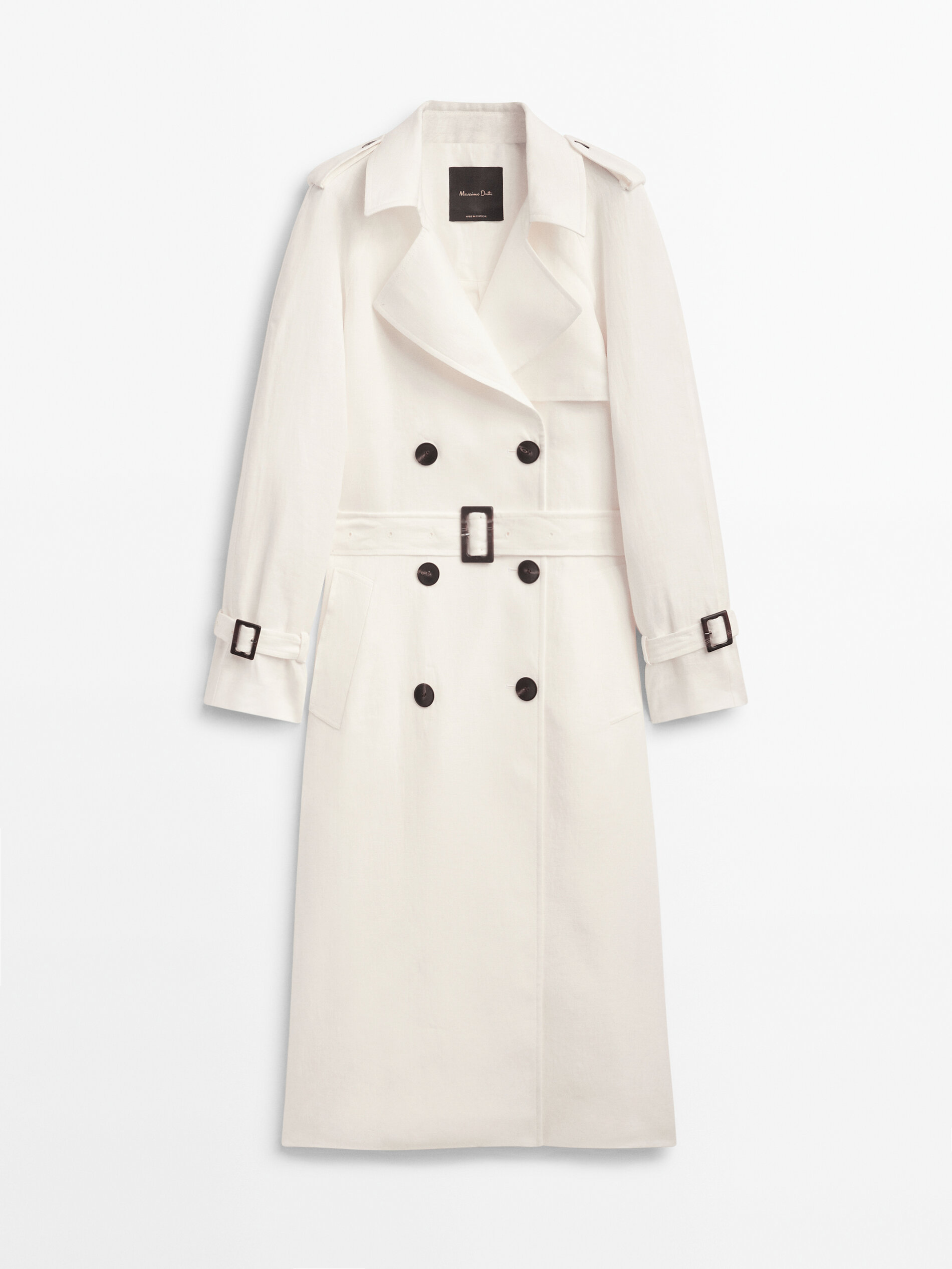 Gabardine fluida 100% linho - BRANCA