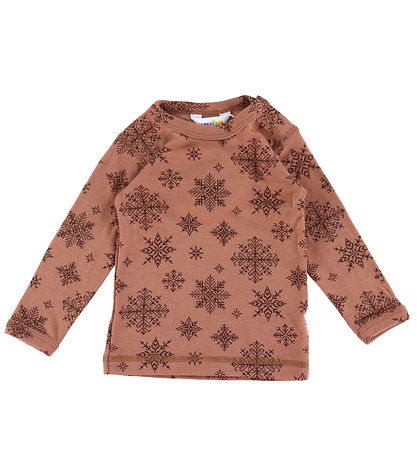 Joha Bluse - Wolle - Rust frv.