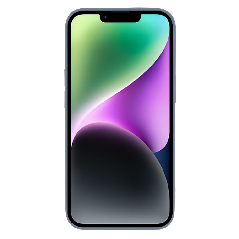 iPhone 14 Gummi Case Hülle mit Kameraschutz - Lavendel (Matt)