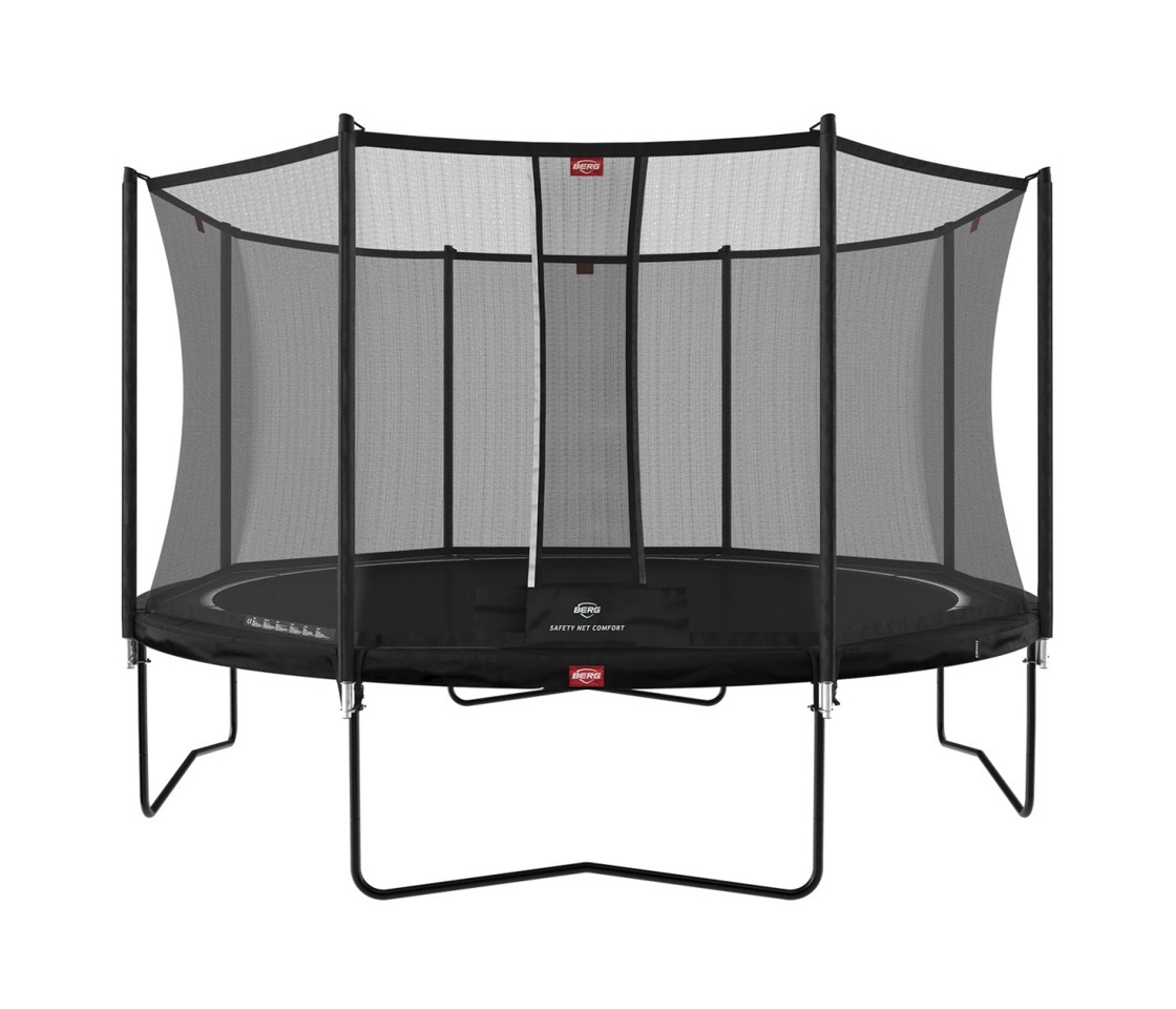 BERG - Favorit 430 Trampolin +ComfortSikkerhedsnet - Sort