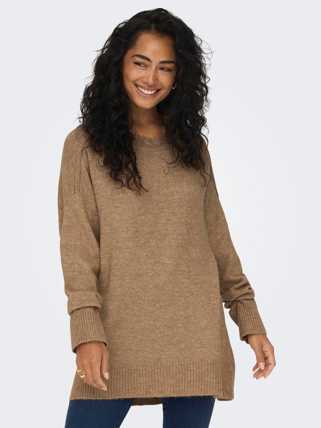 ONLEMILIA Strickpullover Toasted Coconut