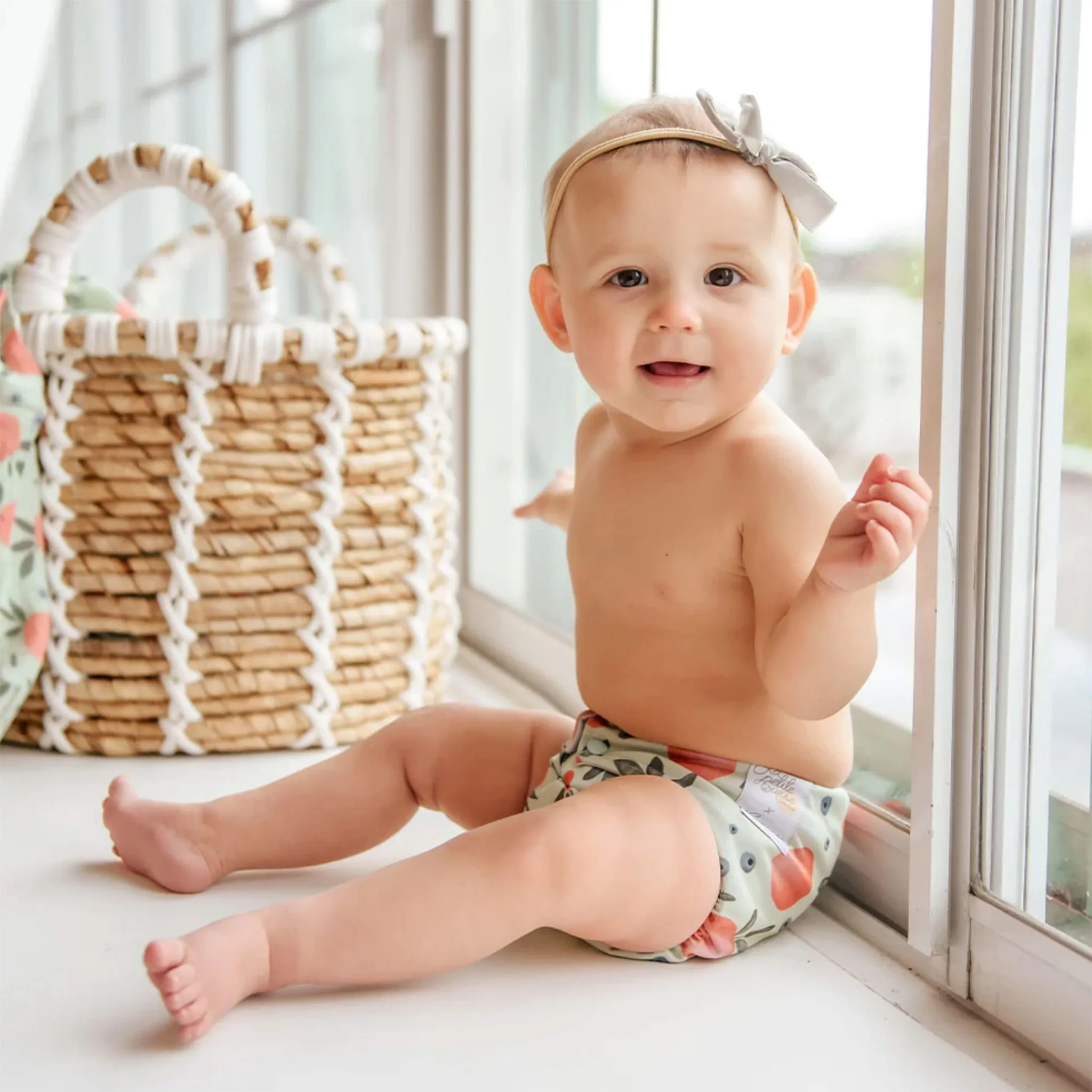 La Petite Ourse Couche Lavable 10-35lb - Fraîcheur (LPO x Karine Pothier)