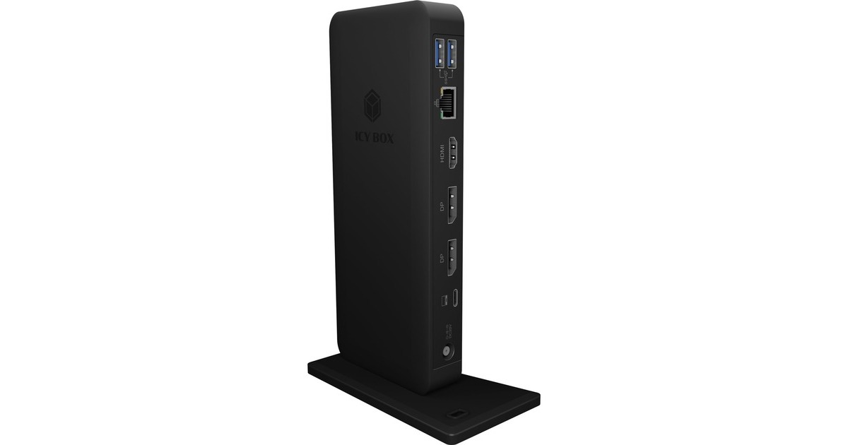 ICY BOXIB-DK2405-C dockingstation  (Zwart)