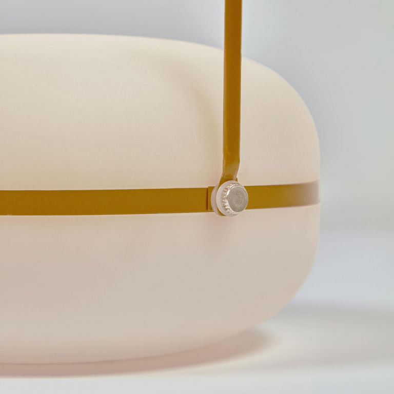 Kave Home Tea tafellamp oplaadbaar LED zwart
