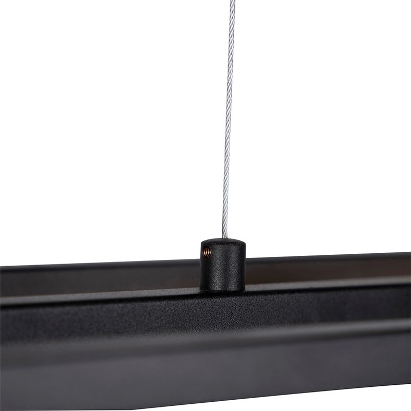 Industriële hanglamp zwart 4-lichts - Cage 4