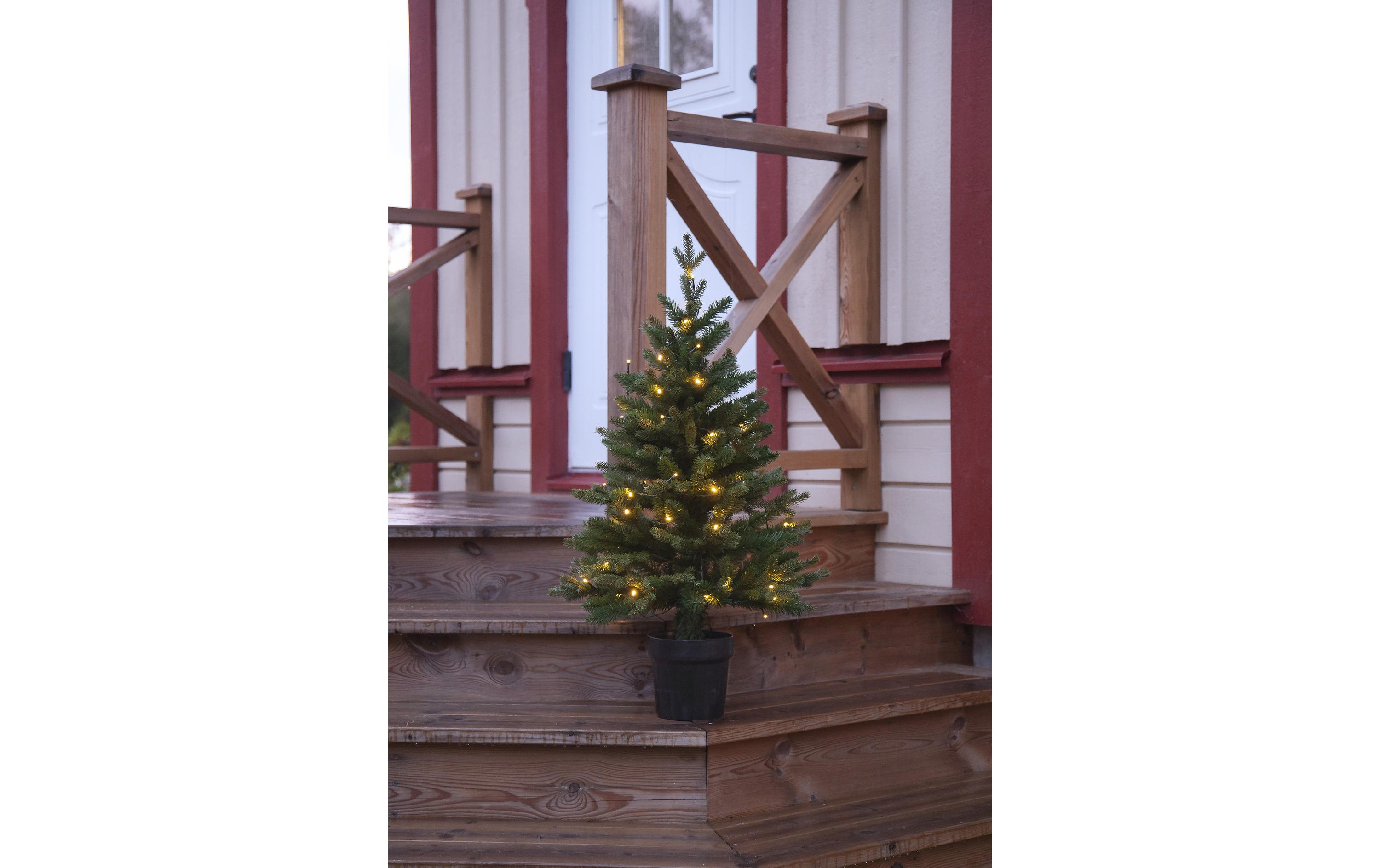 Weihnachtsbaum Byske, 40 LED, 90 cm, GrünWeihnachtsbaum mit LED's