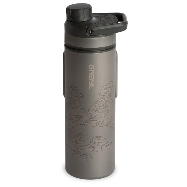 GRAYL - UltraPress Purifier Titanium Bottle - Filtre à eau