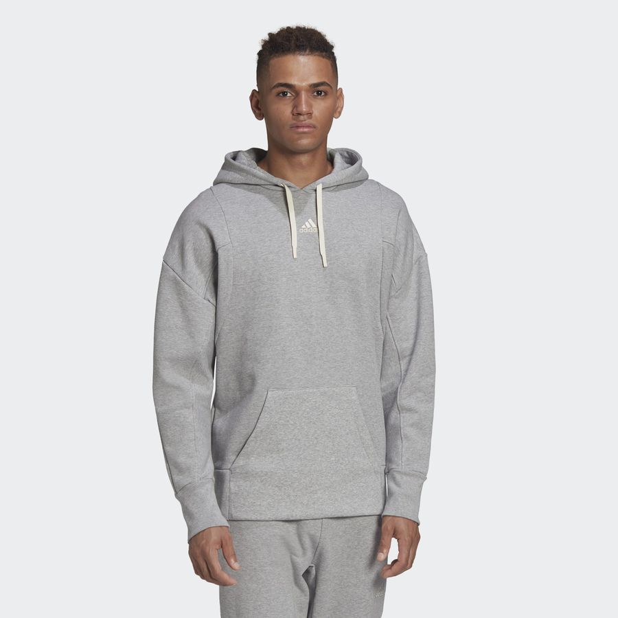 adidas Sweat à Capuche Studio Lounge Fleece - Gris