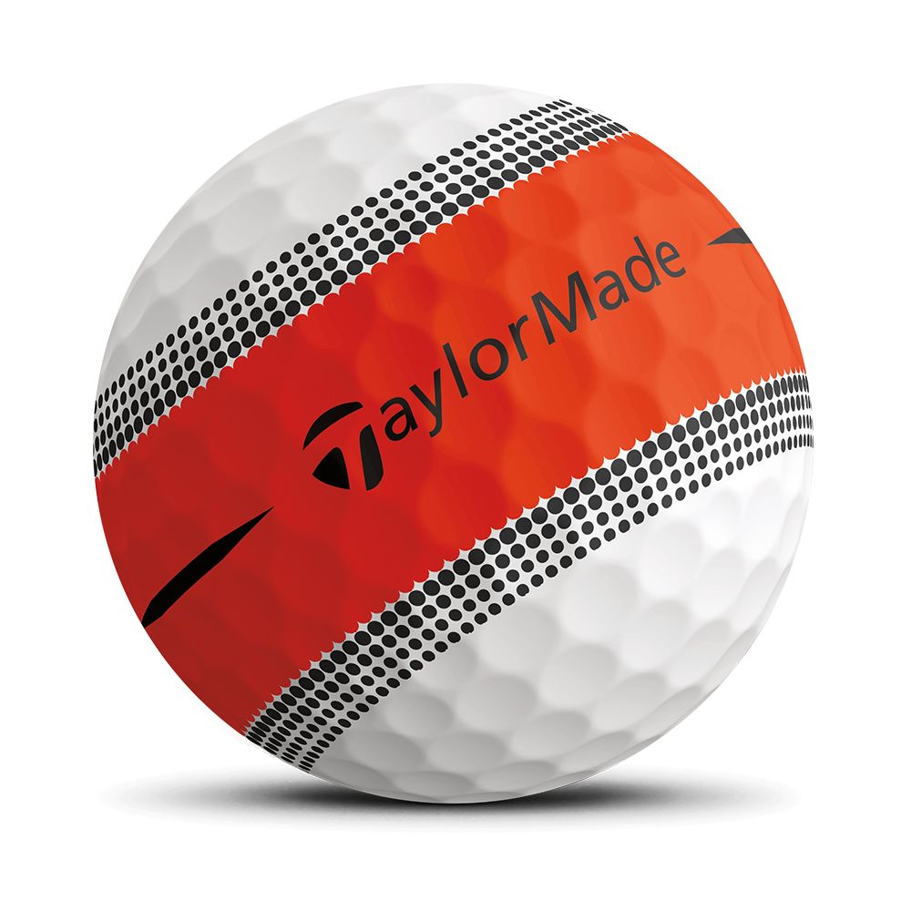 Tour Response Stripe Golfball Hvit/Oransje