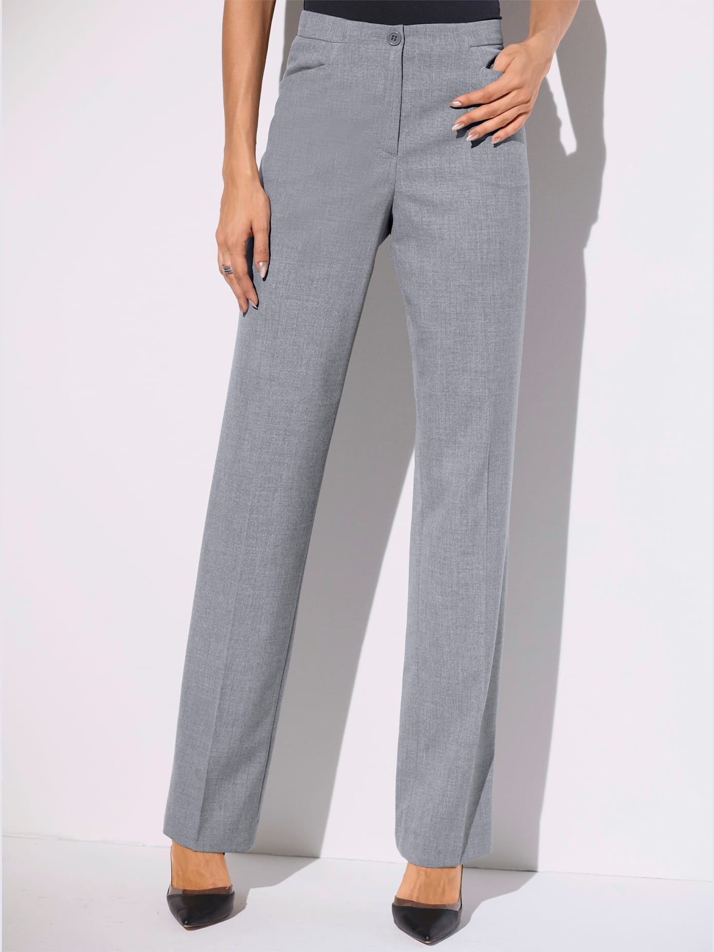 Pantalon costume taille élastiquée invisible