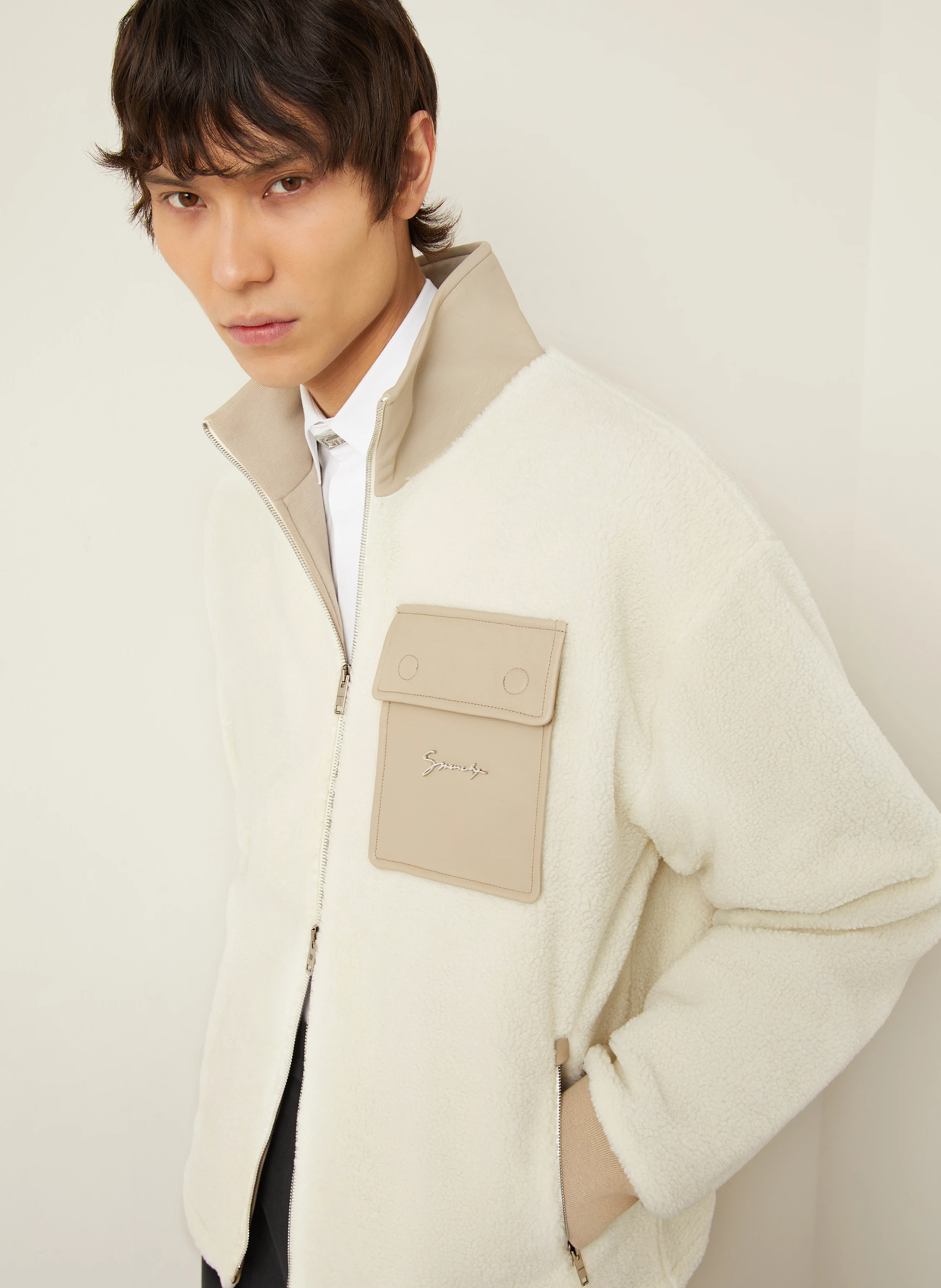 GIVENCHY Teddydfell-Jacke
