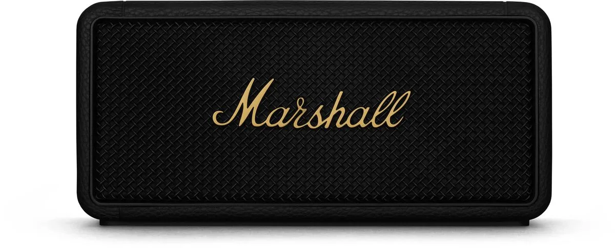 Marshall Middleton Noir et Gold (Black and Brass) Enceintes Bluetooth portables
