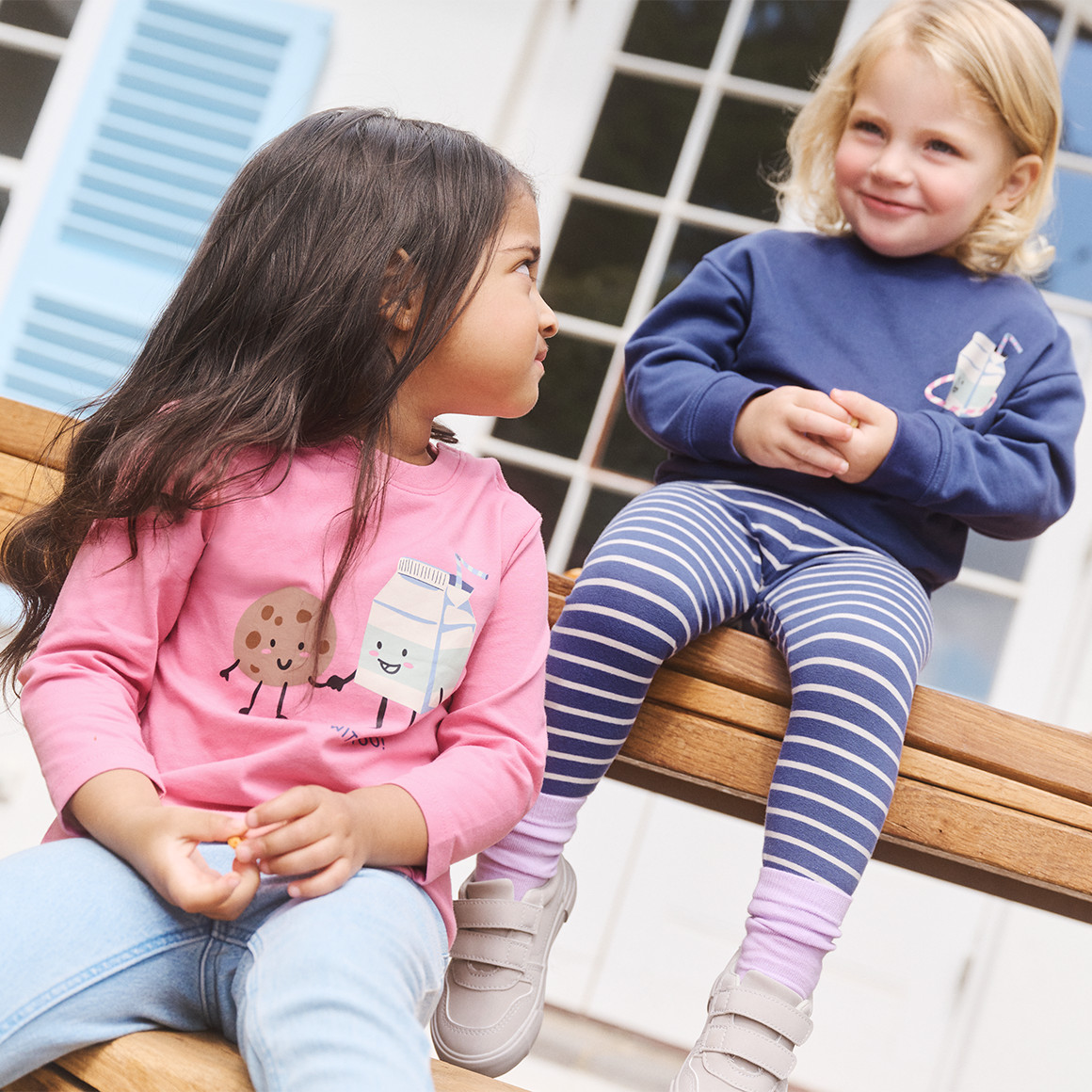 Topomini Newborn Sweatshirt  und Leggings im Set dunkelblau