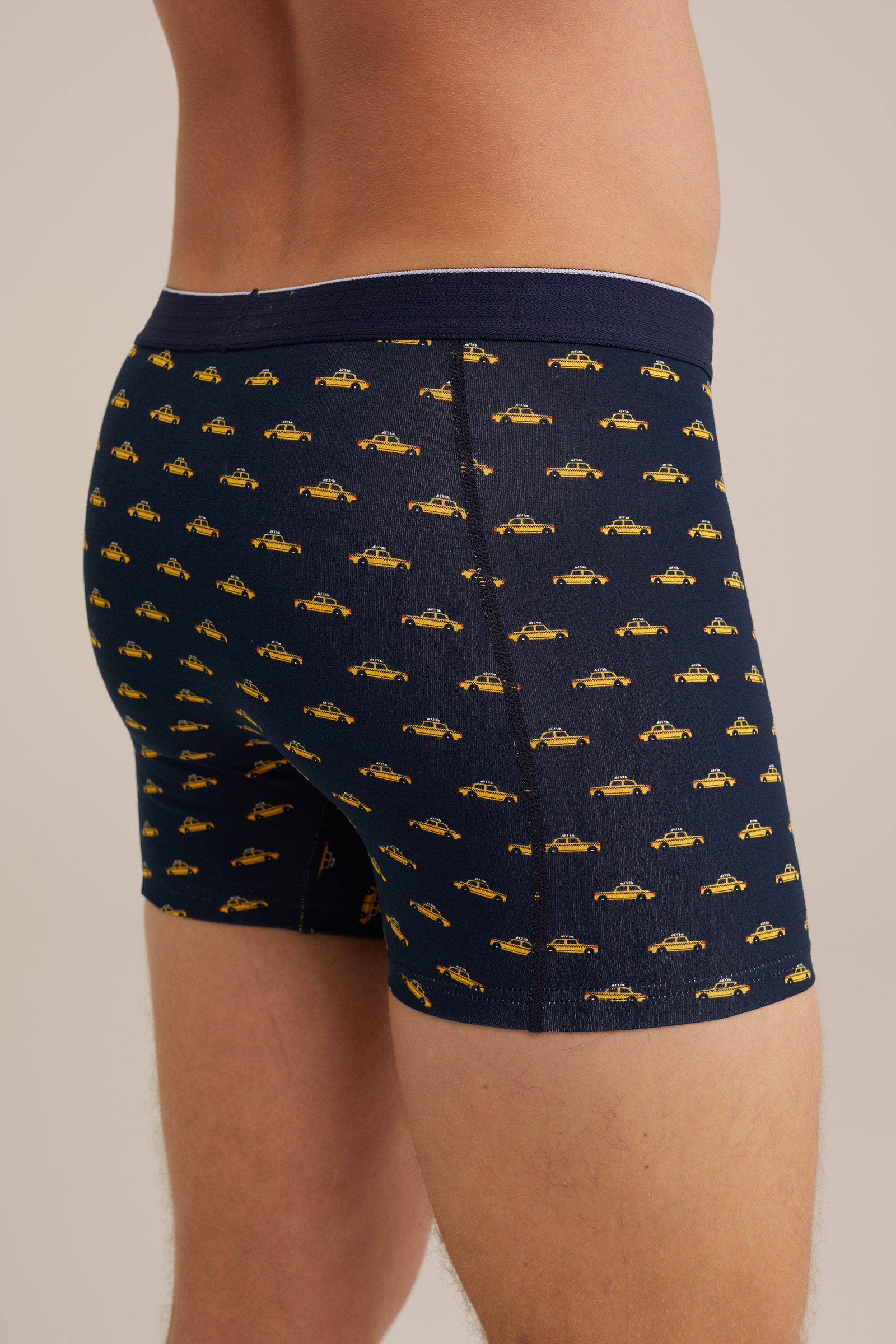 boxershort met dessin WE Fashion Donkerblauw