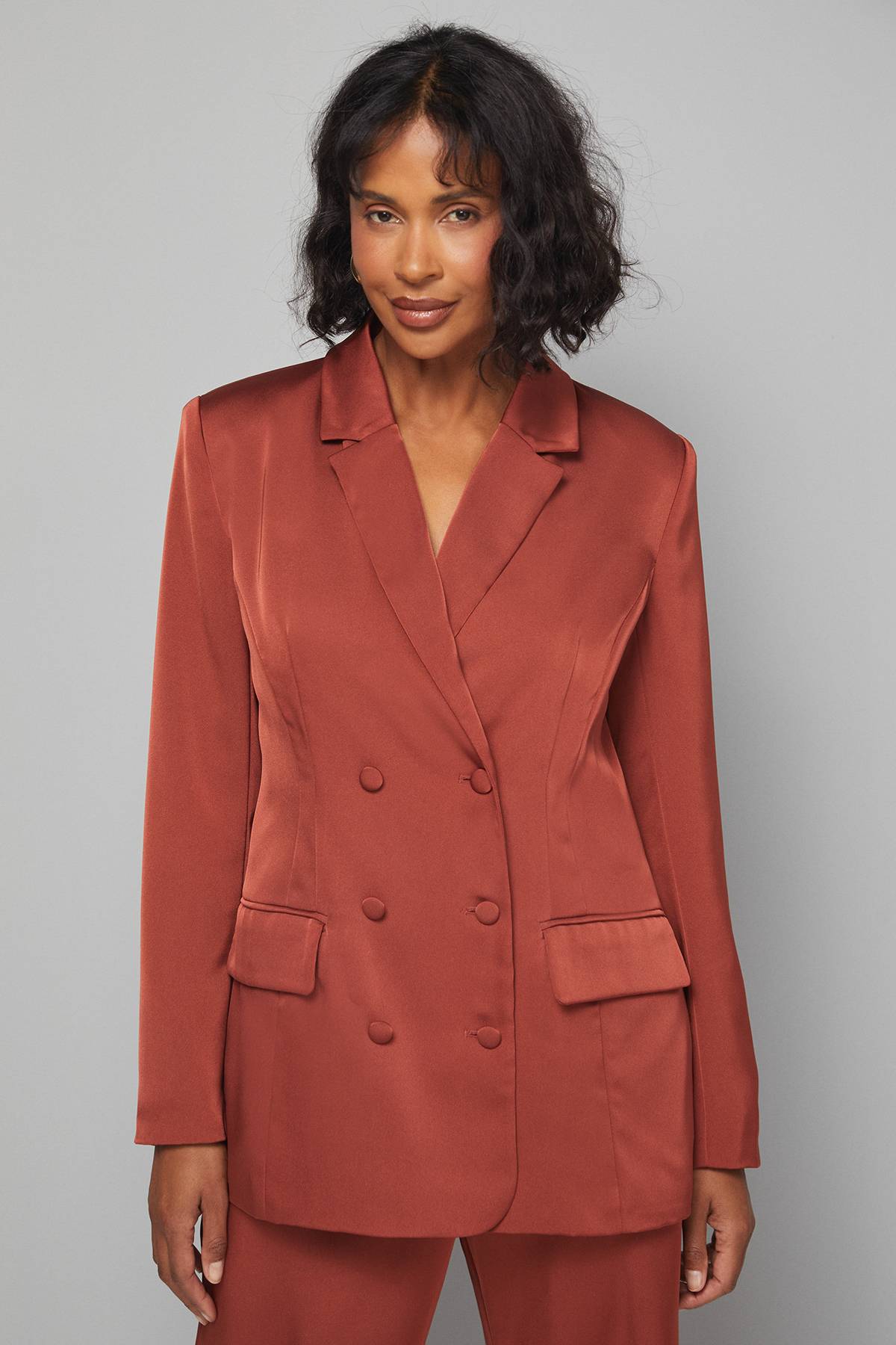 Wallis Blazer Croisé Long