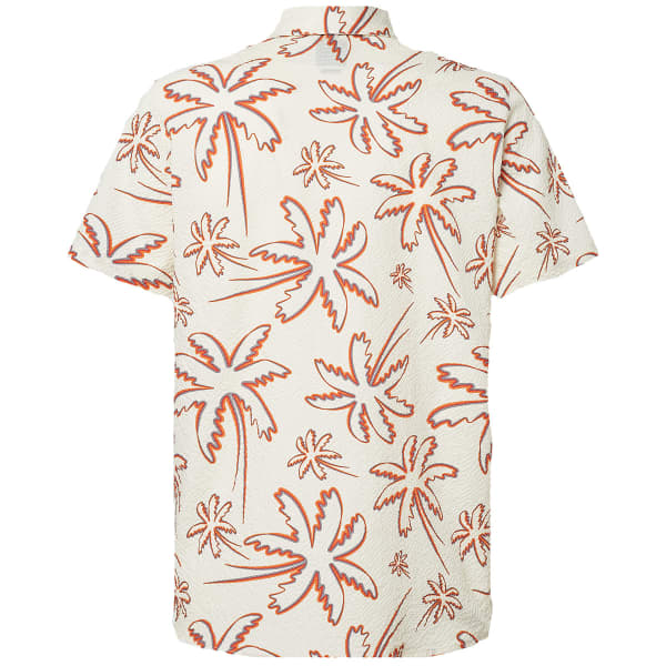 Chemise OAKLEY DECO PALMS RC SS BUTTON DOWN THREE LINES PALMS ARCTIC