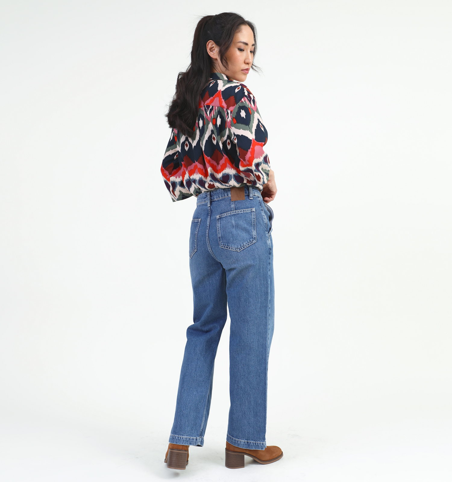 Straight leg jeans blauw L30