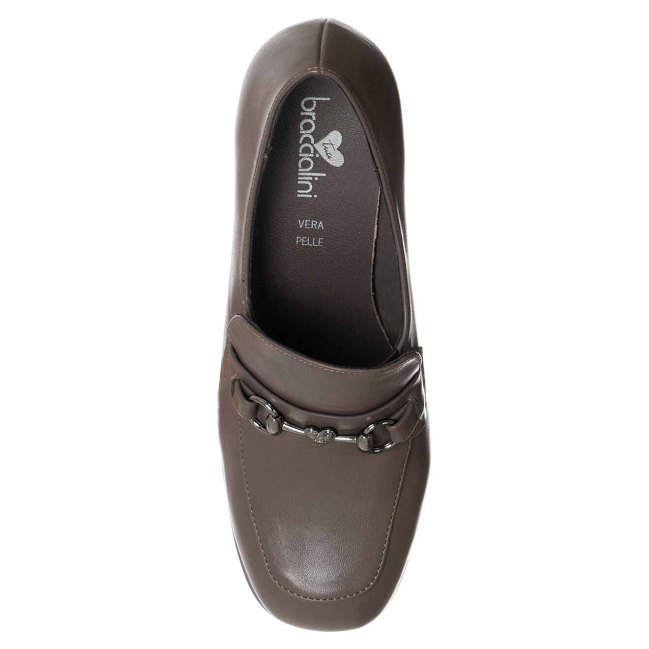 Tua By Braccialini Mocassins Hortense marron - Talon 8 cm