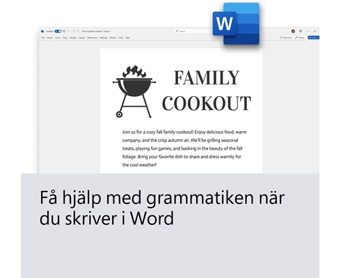 Microsoft Office Home and Student 2024 Swedish EuroZone 1 License Medialess