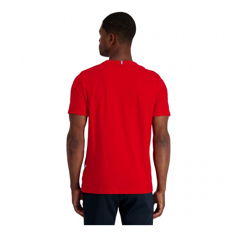 Le Coq Sportif TRI - Tee-shirt rouge electro