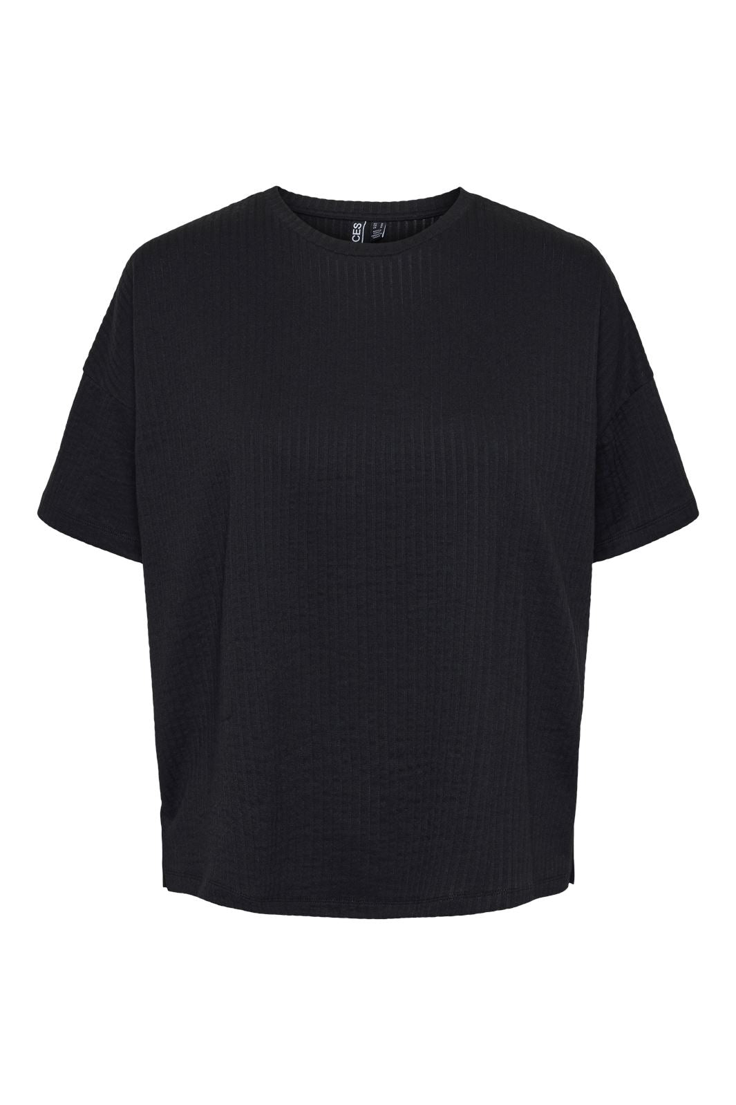 Pieces Pcbrecca Ss O-Neck Oversized Tee Pb 4624585 black