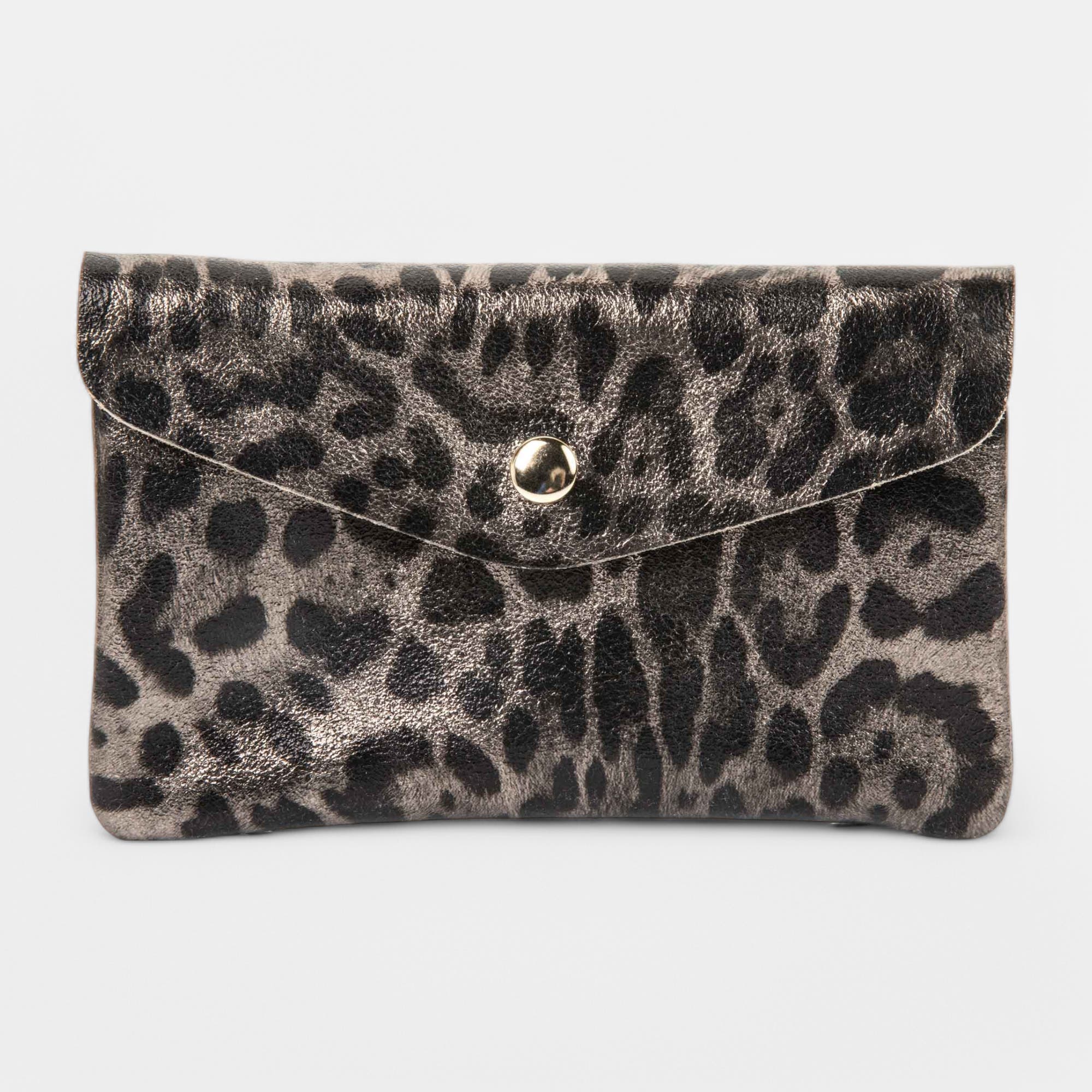 Petite maroquinerie en cuir multicolore