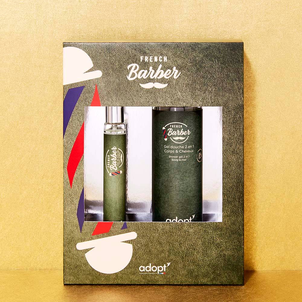 French barber - Coffret eau de parfum 30ml + gel douche