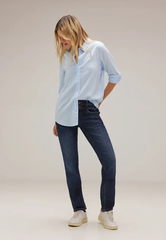 Dunkle Casual Fit Jeans - dark indigo wash