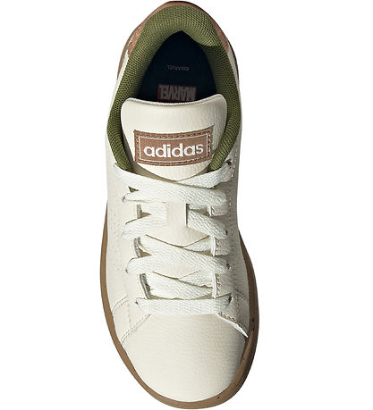 adidas Performance Sko - Advantage Groot K - Creme/ Grøn m. Print