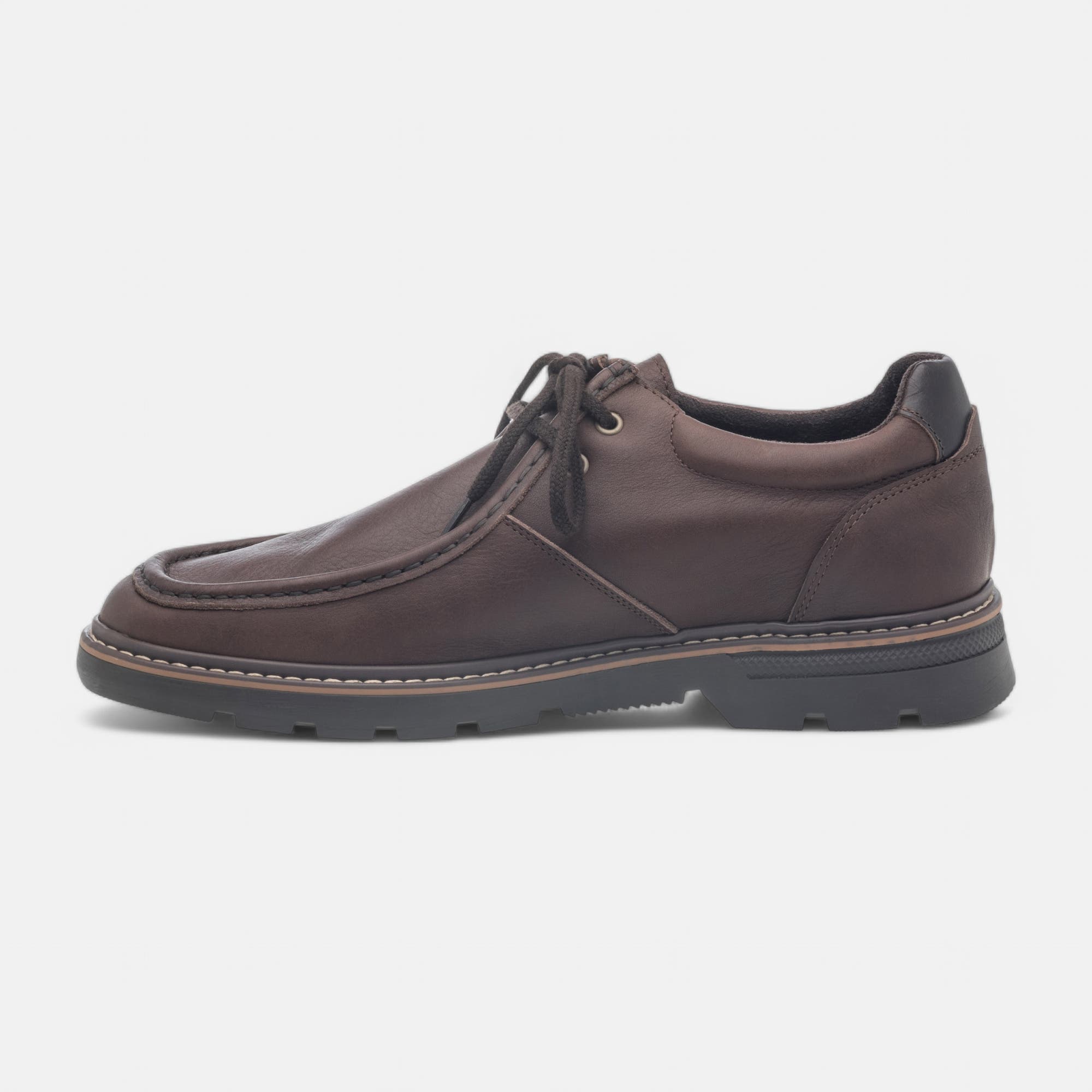 Derbies Homme en cuir marron