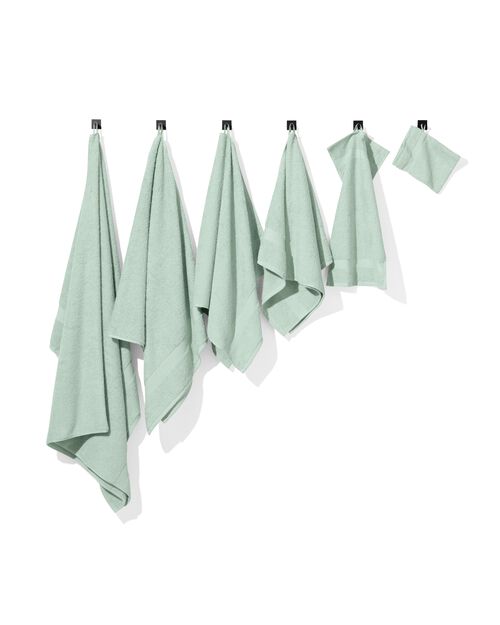 gant de toilette - qualité épaisse - vert poudré