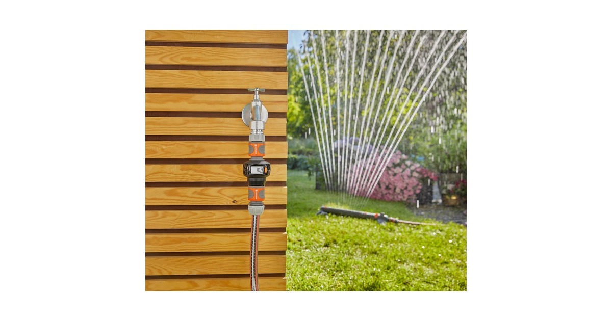 GARDENAWatermeter AquaCount meetapparaat  (Grijs/oranje, 18350-20)