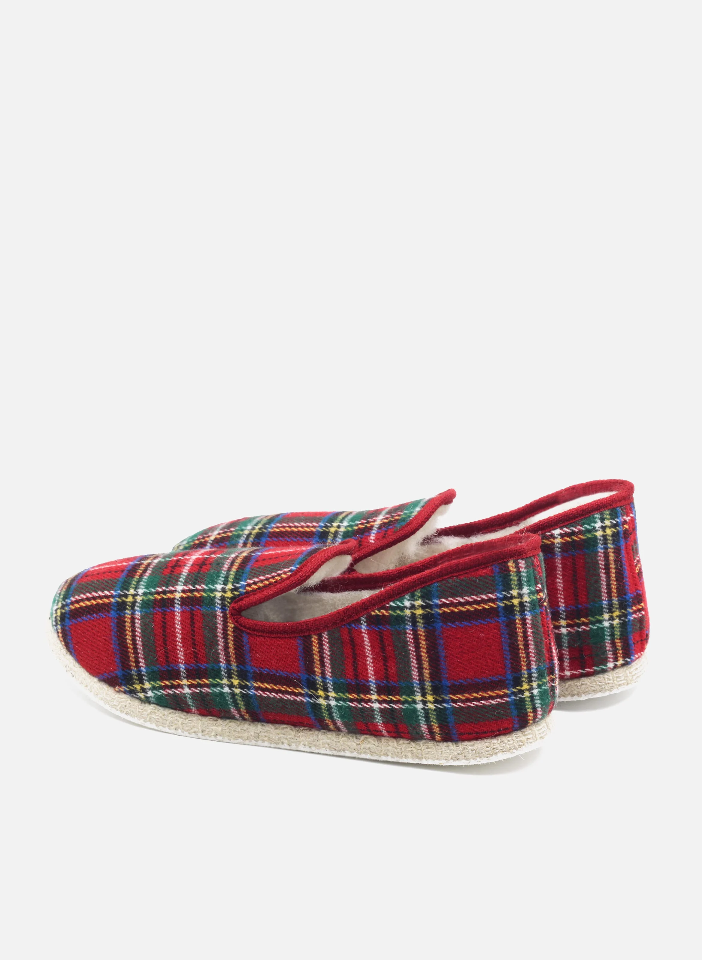 Charentaises tissu | Rouge