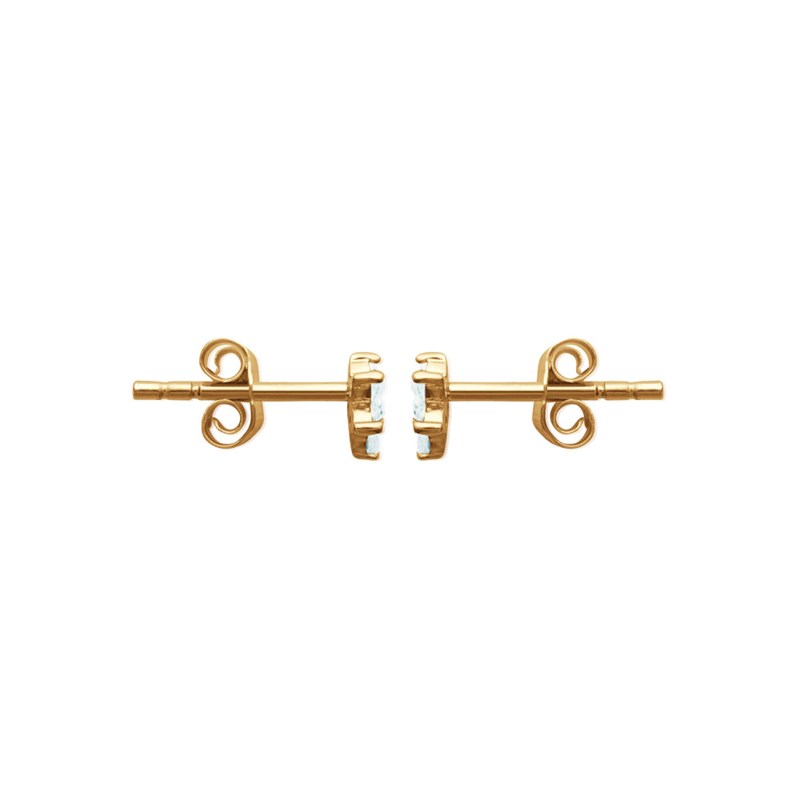 Boucles d'oreilles Femme - Plaqué Or - Oxyde de zirconium