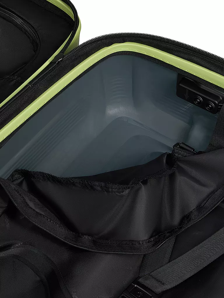SAMSONITE Trolley  NUON SPINNER 69cm erweiterbar metallic melon  hellgrün