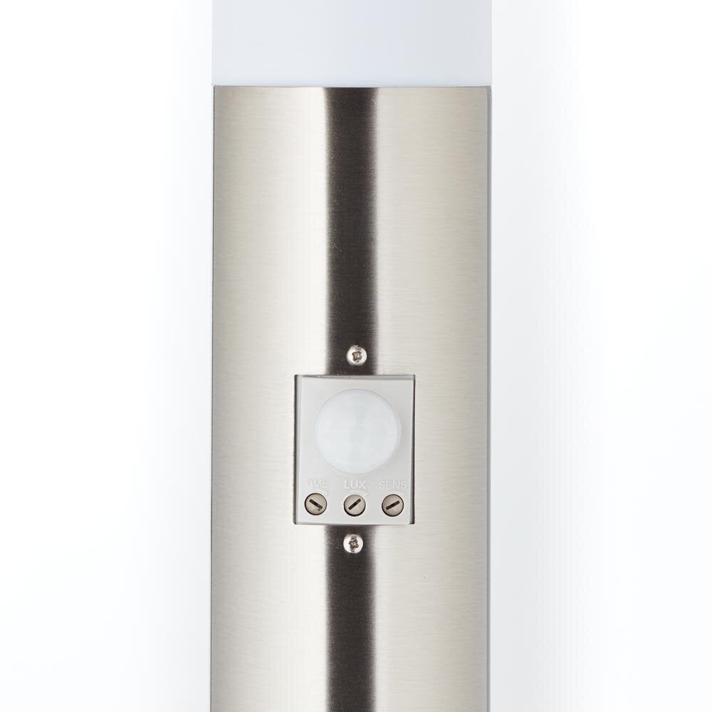 Chorus padverlichting in zilver E27 IP44 met bewegingsmelder