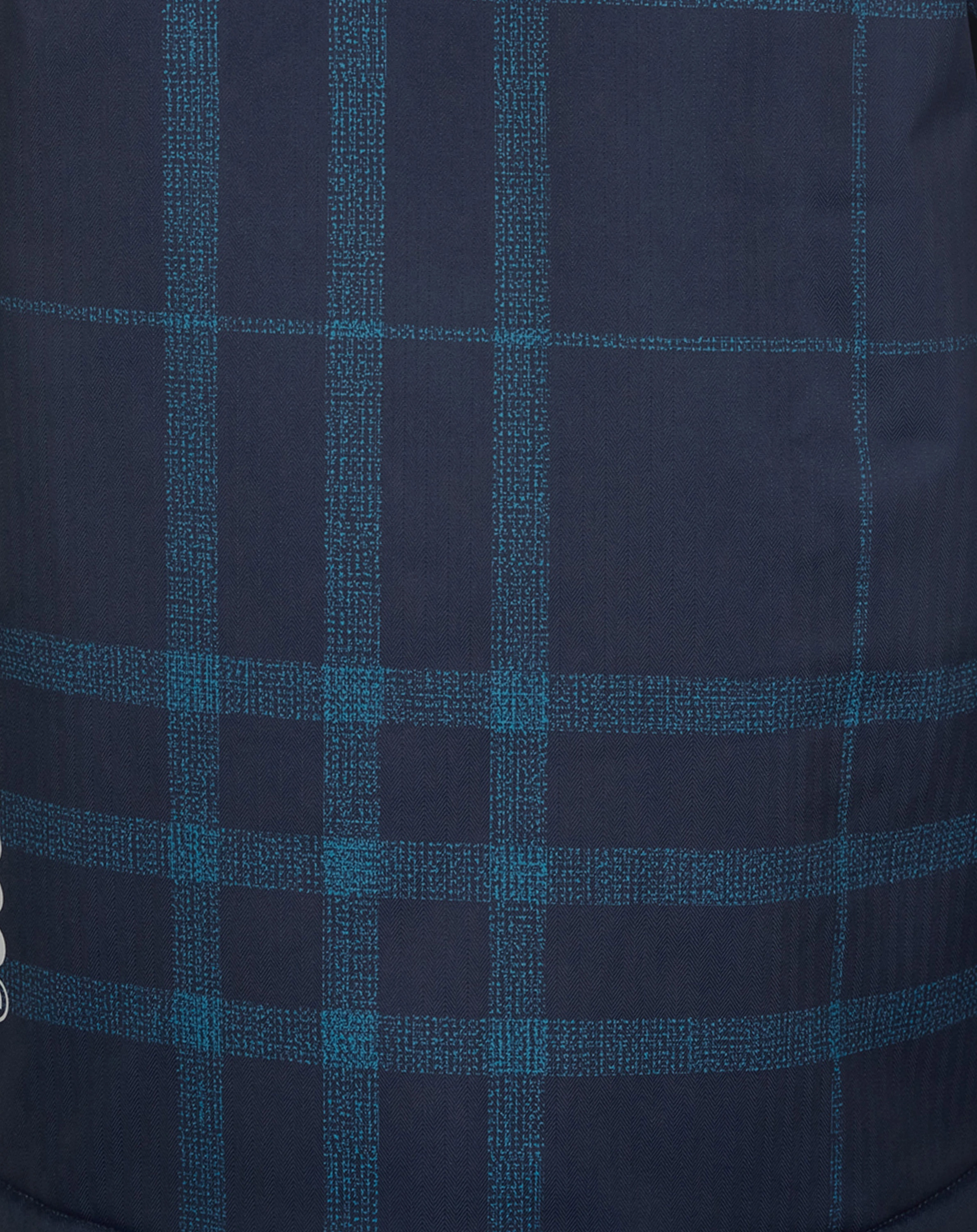 Schneejacke MUSTER mit Kunstfellbesatz in bluesteel