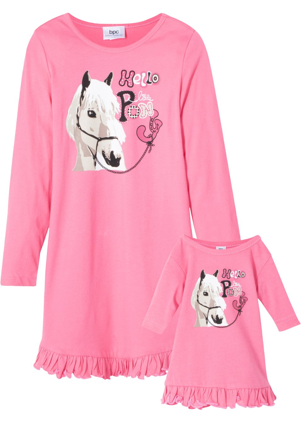 Chemise de nuit + chemise de nuit de poupée (Ens. 2 pces.)