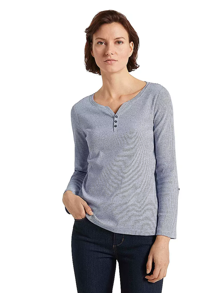 TOM TAILOR Langarmshirt blau
