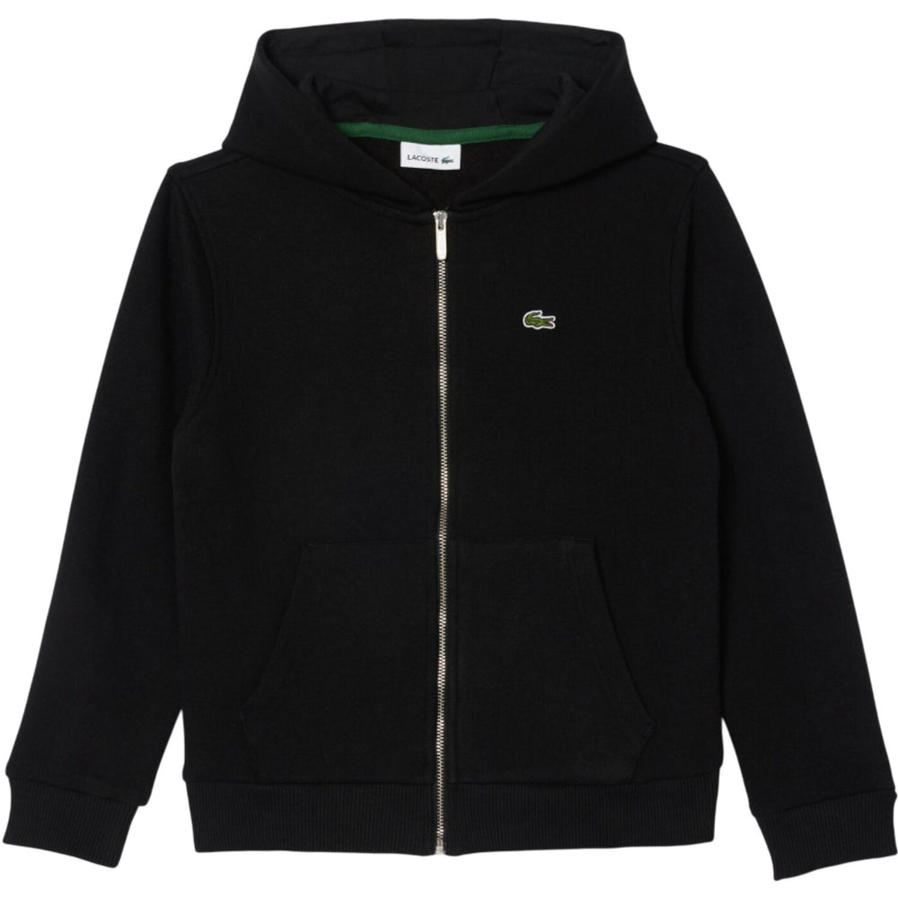 Køb LACOSTE Noir Core Fleece Full Zip Hættetrøje
