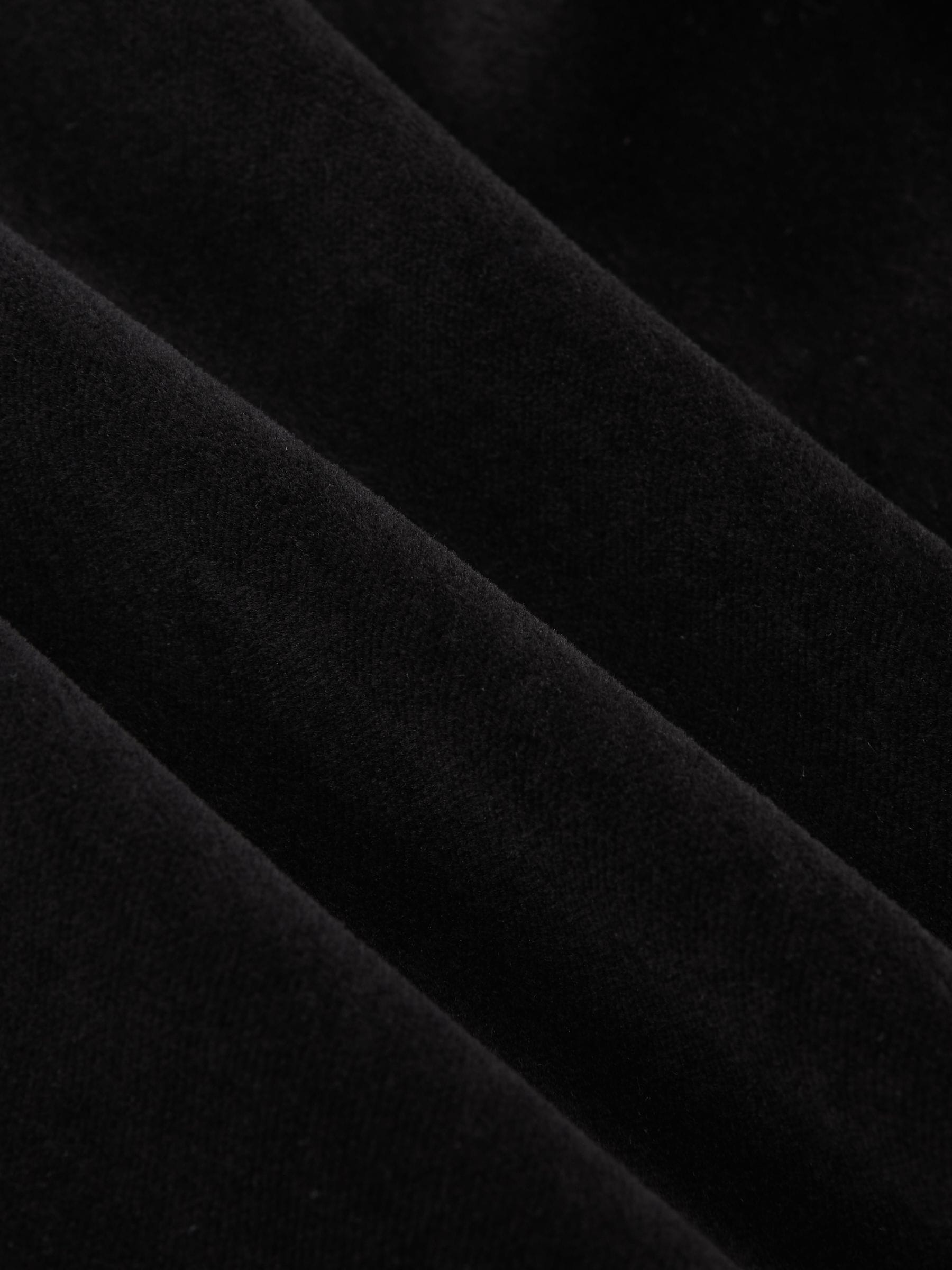 Zwart - Reiss Apsara Tailored Single-Breasted Velvet Blazer Slim-Fit