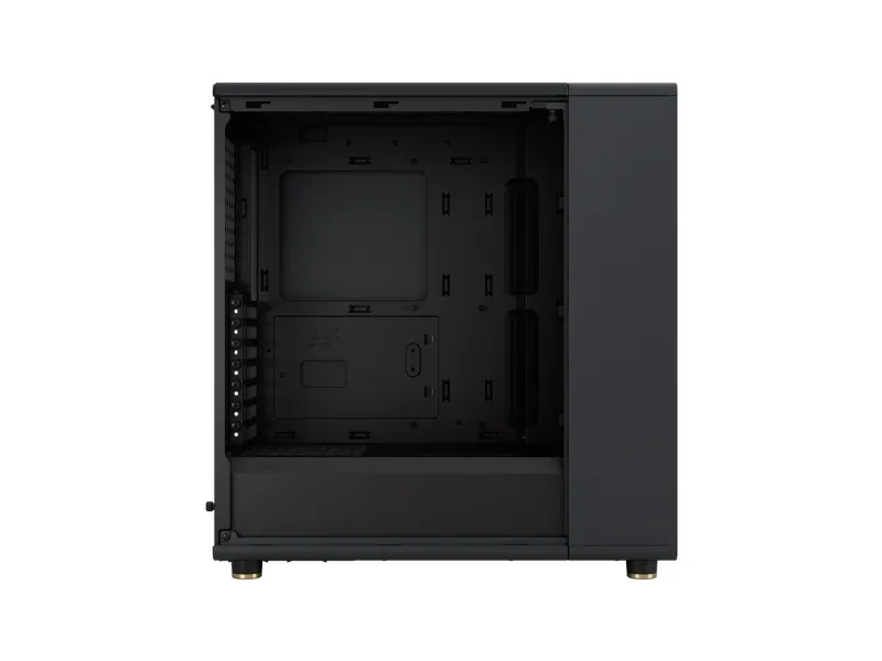Fractal Design North - Mid tower - ATX - sidepanel med vindue (tonet glas) - ingen strømforsyning (ATX) - charcoal black - USB/Lyd