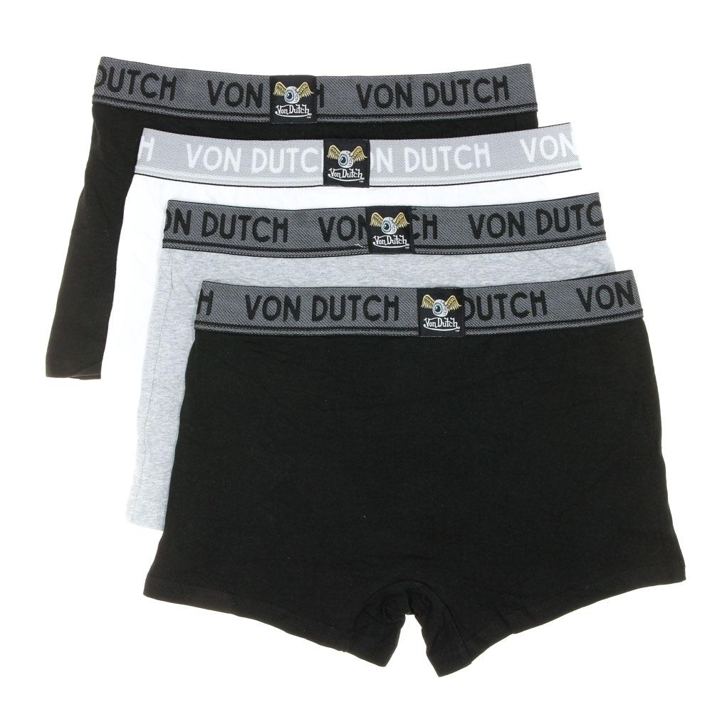Von Dutch X4 Boxers Homme Blanc/Gris/Noir Von Dutch ORIAS