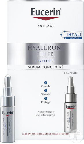 Eucerin Hyaluron Filler + Elasticity Soin De Jour IP30 Anti-Âge Tous Types De Peaux Pot 50ml