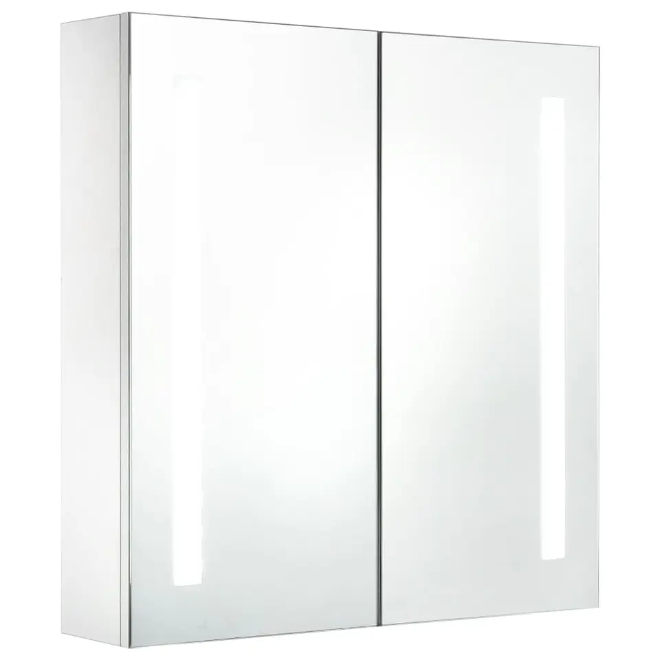 vidaXL - Badkamerkast - Wit - MDF - 62 x 14 x 60 cm